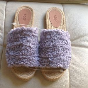 UGG slippers chenille lavender new
